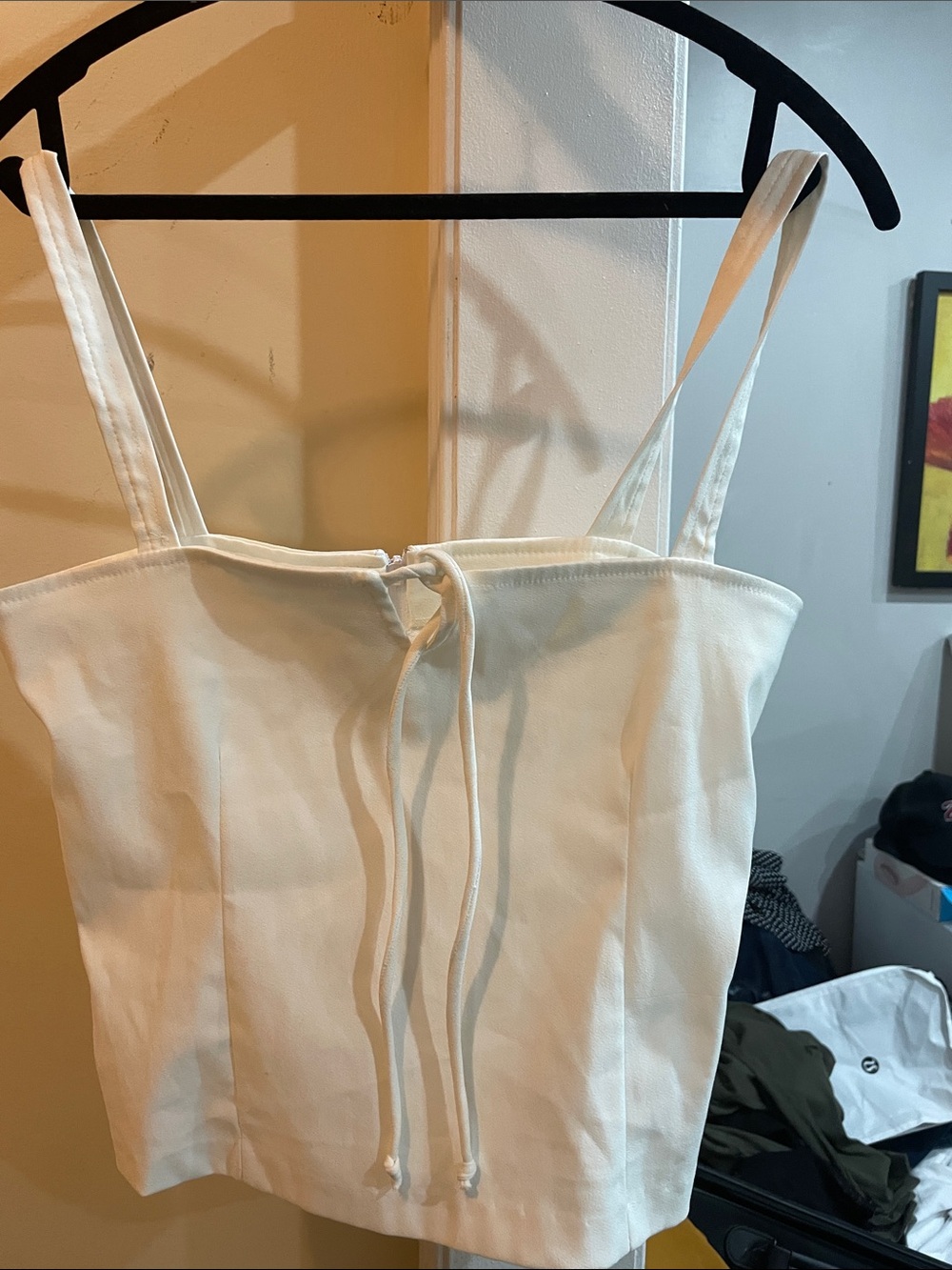 Chic Cream Women's Crop Top - Picture 7 of 7